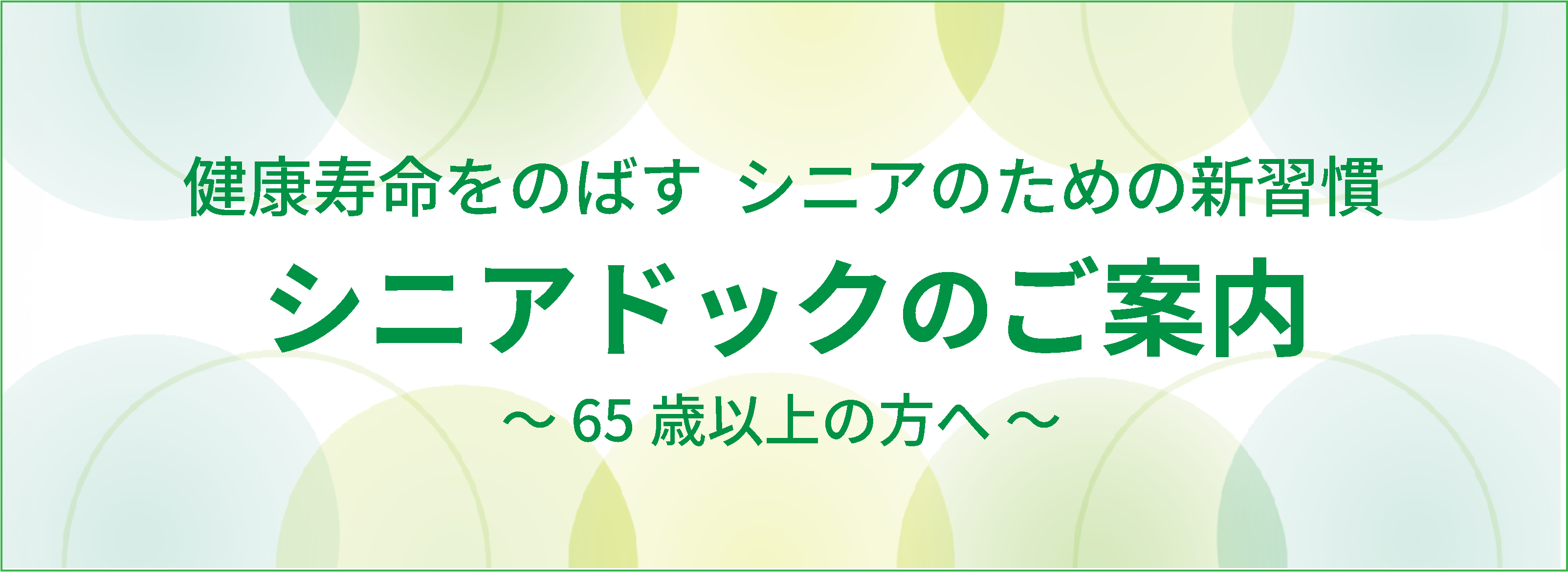 シニアドック