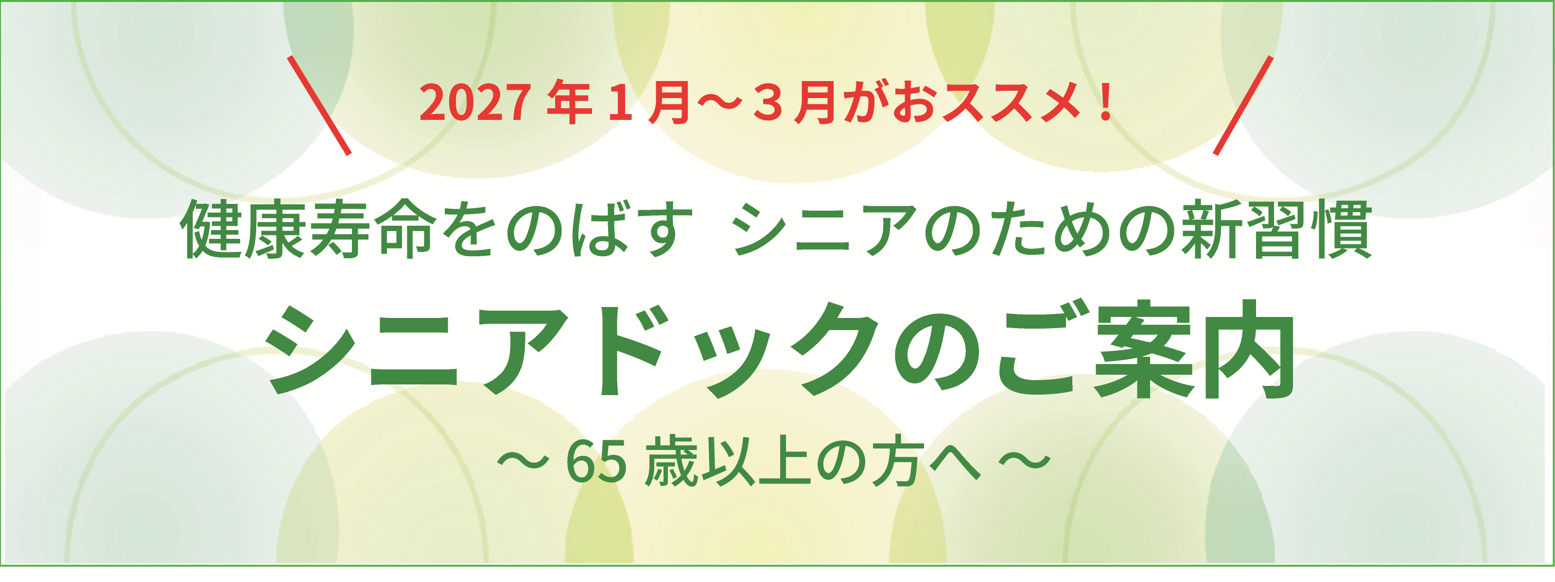 シニアドック