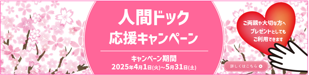 ウェルネス天神 開院20周年記念　人間ドック応援キャンペーン